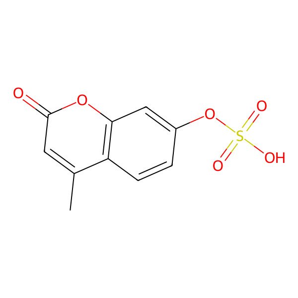 2D Structure of 4-Methylumbelliferyl sulfate