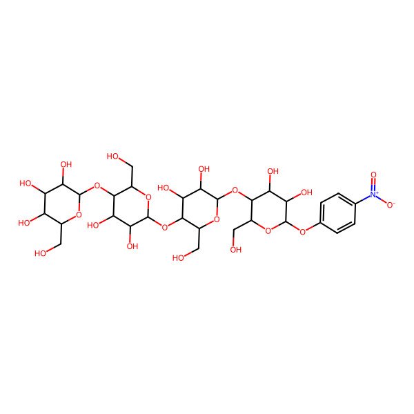 2D Structure of 4-Nitrophenyl-alpha-maltotetraose