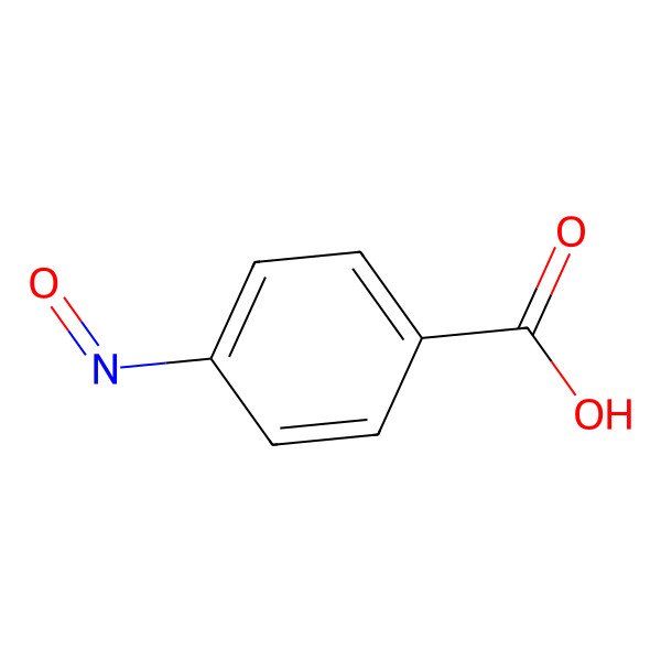 2D Structure of 4-Nitrosobenzoic acid