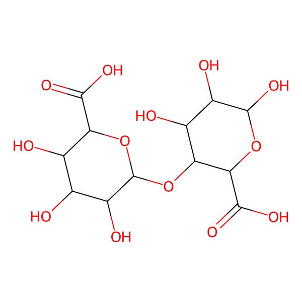 2D Structure of 4-O-alpha-D-Galactopyranuronosyl-alpha-D-galactopyranuronic acid