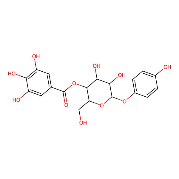 2D Structure of 4-O-Galloylarbutin