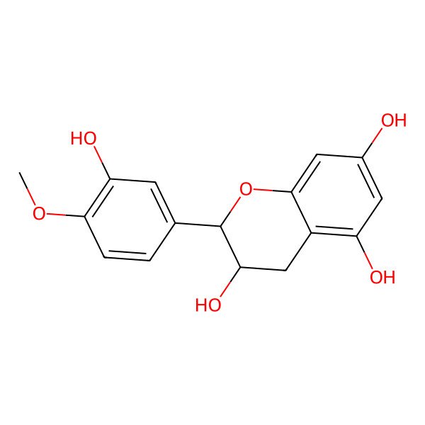 2D Structure of 4'-O-Methylcatechin