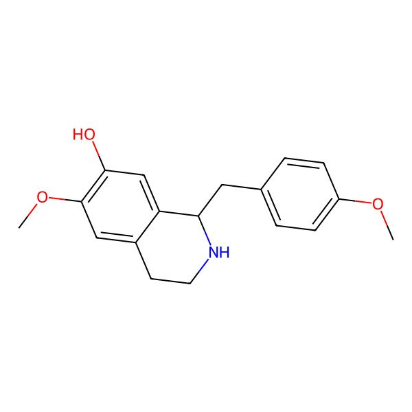 2D Structure of 4'-O-Methylcoclaurine 2D Structure of 4'-O-Methylcoclaurine