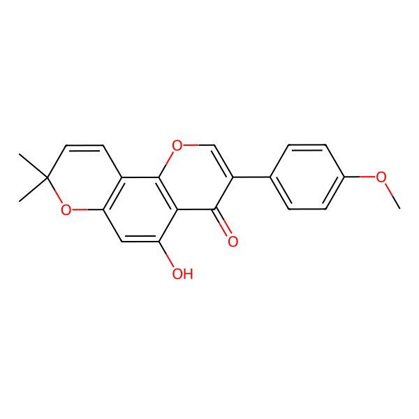 2D Structure of 4'-O-Methylderrone 2D Structure of 4'-O-Methylderrone