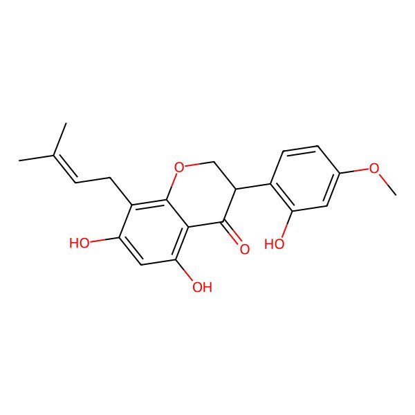2D Structure of 4'-O-Methylkievitone