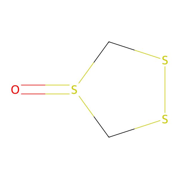 2D Structure of 4-Oxo-1,4-trithiolane