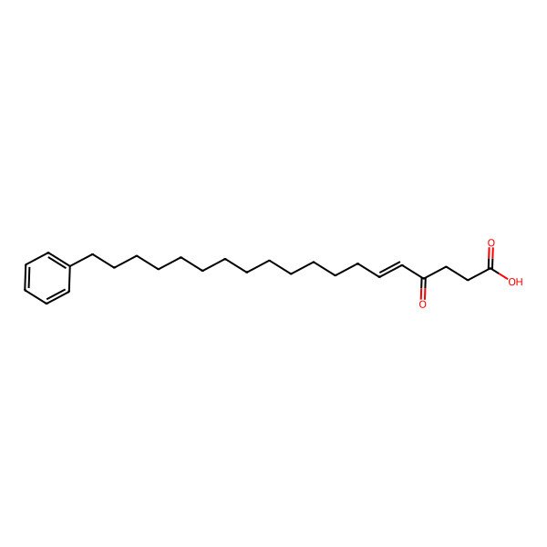 2D Structure of 4-Oxo-19-phenylnonadec-5-enoic acid 2D Structure of 4-Oxo-19-phenylnonadec-5-enoic acid