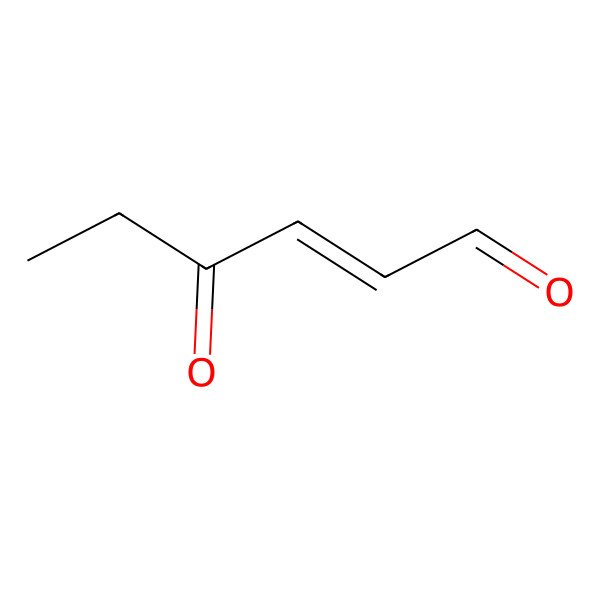 2D Structure of 4-Oxo-2-hexenal