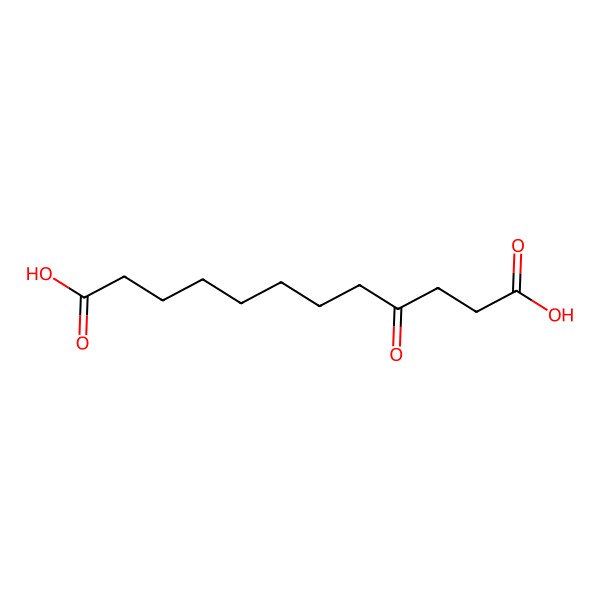 2D Structure of 4-Oxododecanedioic acid