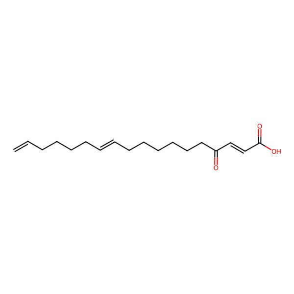 2D Structure of 4-Oxooctadeca-2,11,17-trienoic acid
