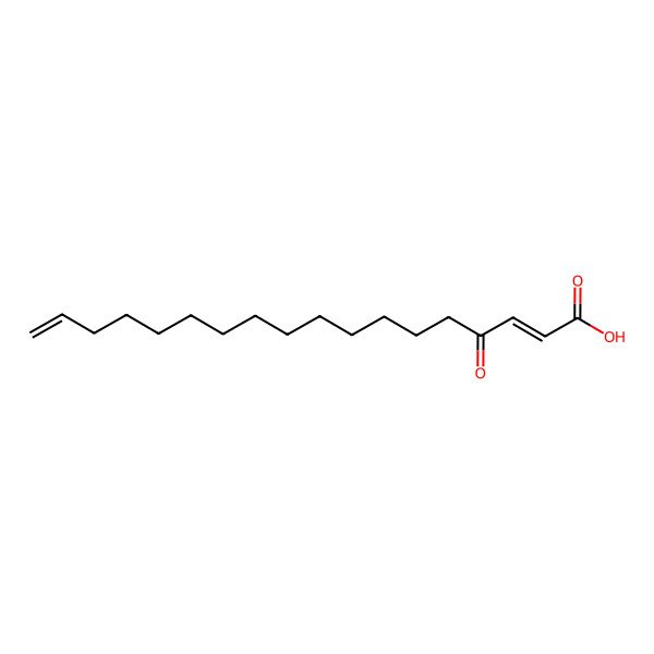 2D Structure of 4-Oxooctadeca-2,17-dienoic acid