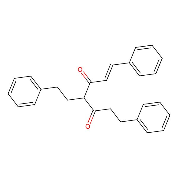 2D Structure of 4-Phenethyl-1,7-diphenyl-1-heptene-3,5-dione