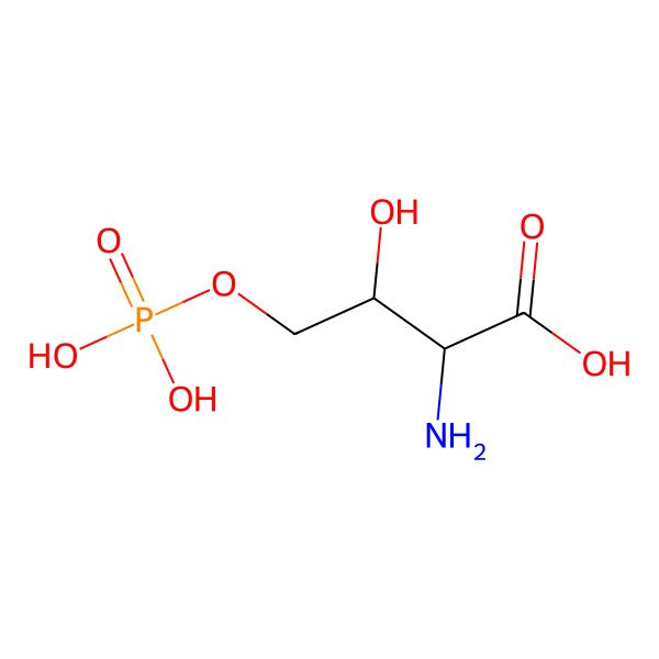 2D Structure of 4-(Phosphonooxy)-L-threonine