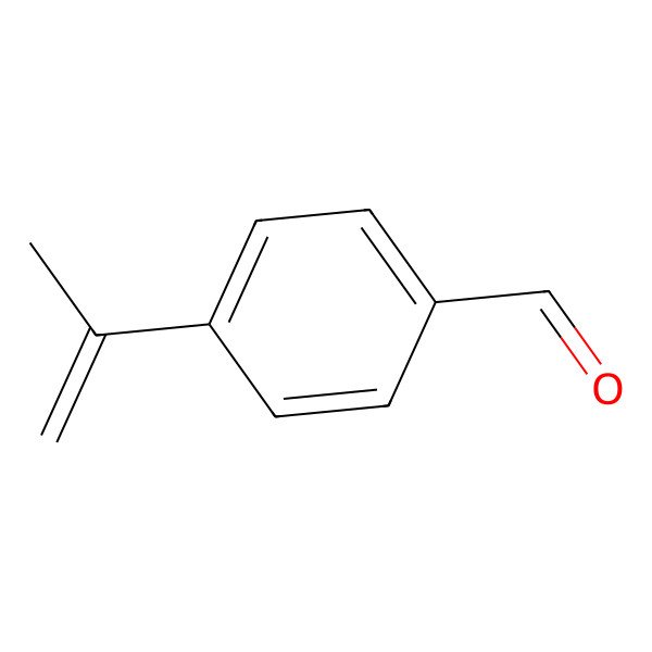 2D Structure of 4-(Prop-1-en-2-yl)benzaldehyde