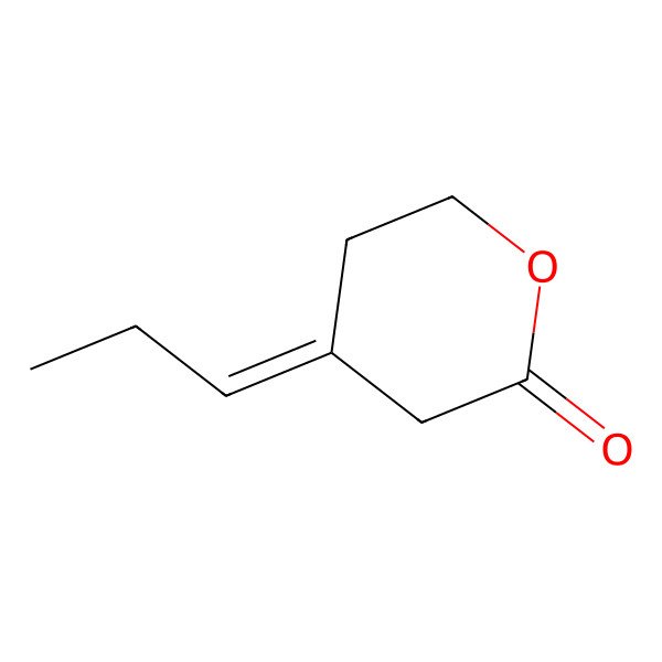 2D Structure of 4-Propylideneoxan-2-one 2D Structure of 4-Propylideneoxan-2-one