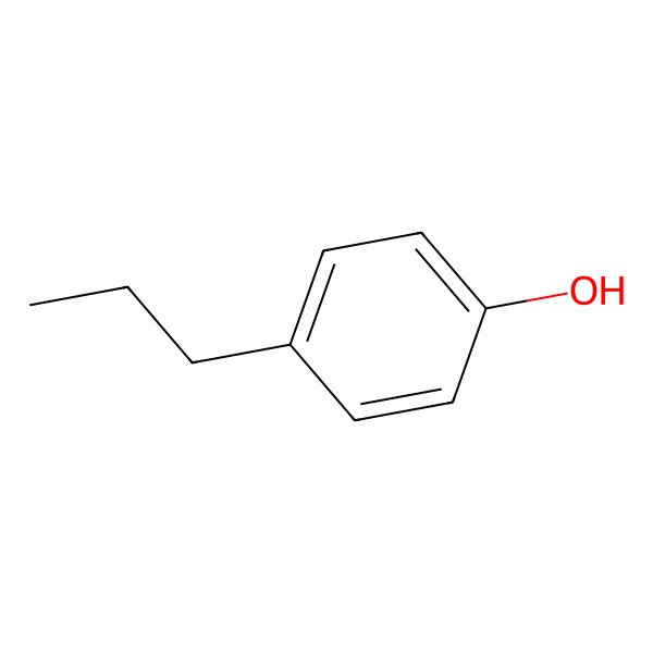 2D Structure of 4-Propylphenol