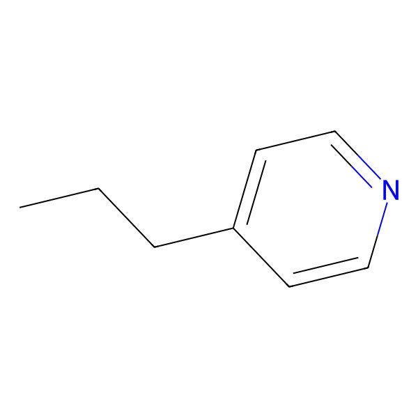 2D Structure of 4-Propylpyridine