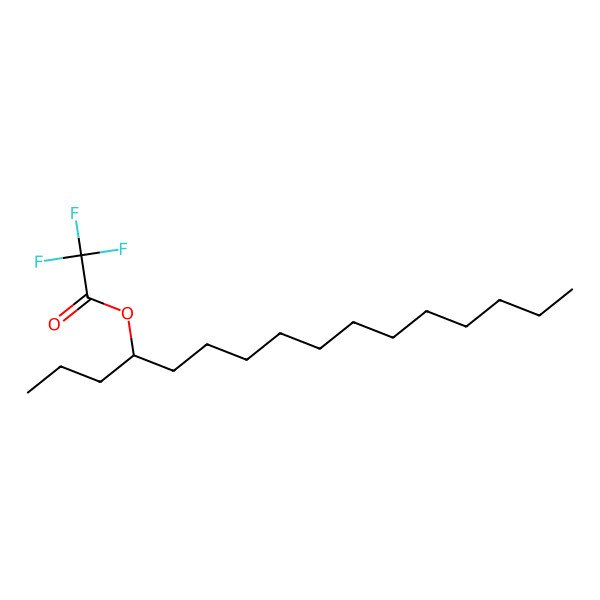 2D Structure of 4-Trifluoroacetoxyhexadecane