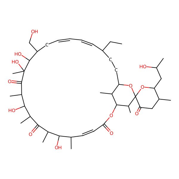 2D Structure of 40-hydroxy oligomycin B