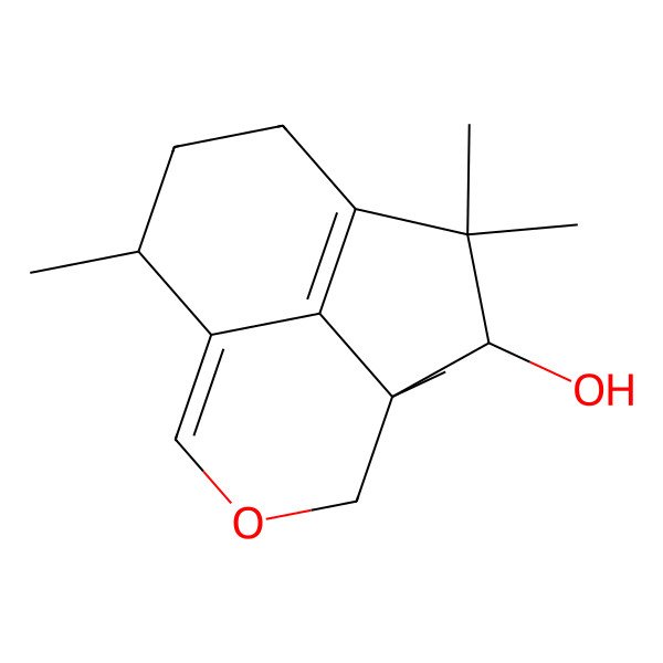 2D Structure of 4,10-Didehydroxy-7-hydroxydeacetyldihydrobotrydial-1(10),5(9)-diene