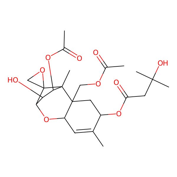 2D Structure of 3'-Hydroxy-T-2 toxin