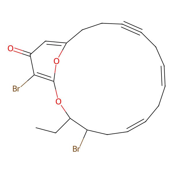 2D Structure of 4,19-Dibromo-3-ethyl-2,20-dioxabicyclo[14.3.1]icosa-1(19),6,9,16-tetraen-12-yn-18-one