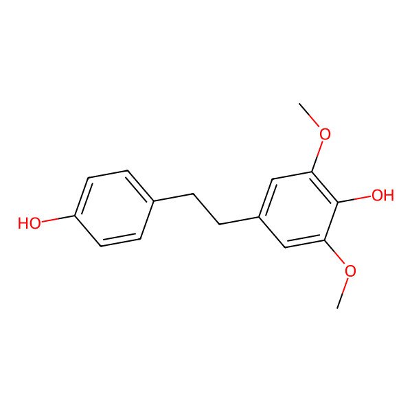 2D Structure of 4,4'-Dihydroxy-3,5-dimethoxydihydrostilbene 2D Structure of 4,4'-Dihydroxy-3,5-dimethoxydihydrostilbene