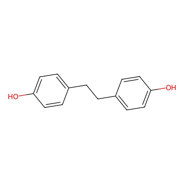 2D Structure of 4,4'-Dihydroxybibenzyl
