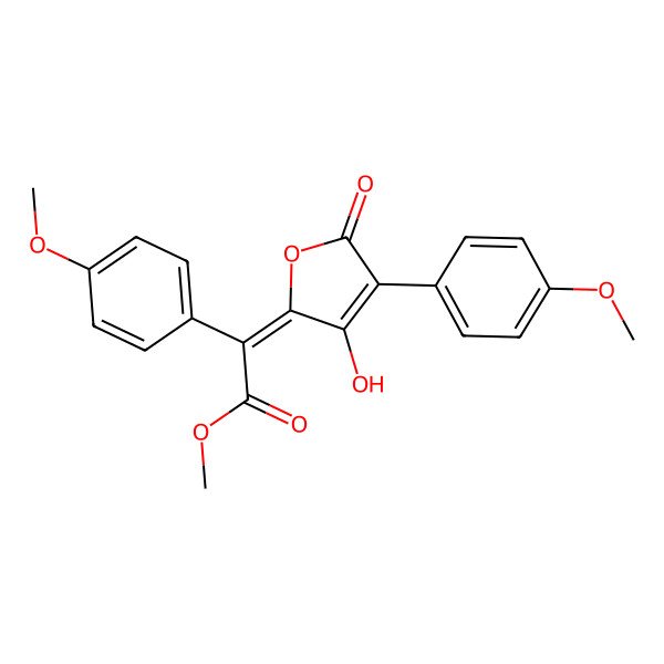 2D Structure of 4,4'-Dimethoxyvulpinic acid