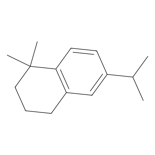 2D Structure of 4,4-dimethyl-7-propan-2-yl-2,3-dihydro-1H-naphthalene