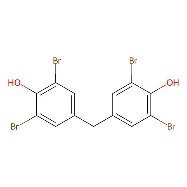 2D Structure of 4,4'-Methylenebis[2,6-dibromophenol]