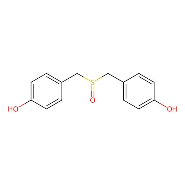 2D Structure of 4,4'-[Sulfinylbis(methylene)]diphenol