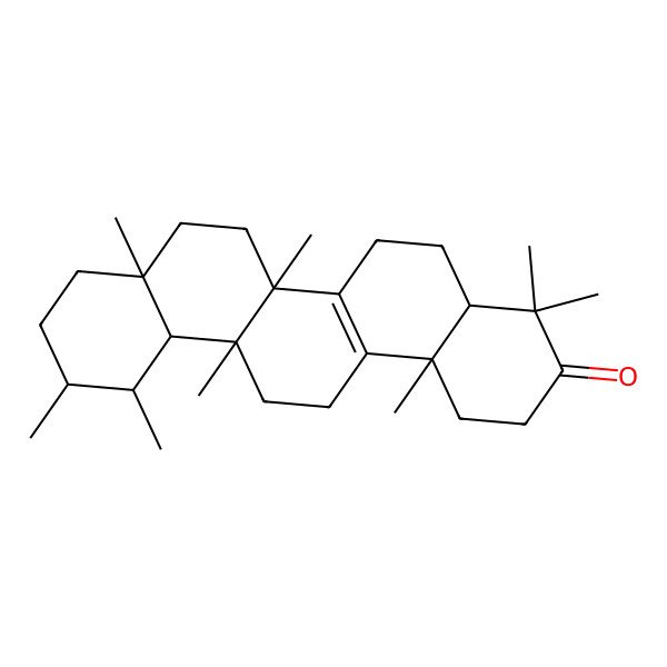 2D Structure of 4,4,6a,6b,8a,11,12,14b-Octamethyl-1,2,4a,5,6,7,8,9,10,11,12,12a,13,14-tetradecahydropicen-3-one 2D Structure of 4,4,6a,6b,8a,11,12,14b-Octamethyl-1,2,4a,5,6,7,8,9,10,11,12,12a,13,14-tetradecahydropicen-3-one