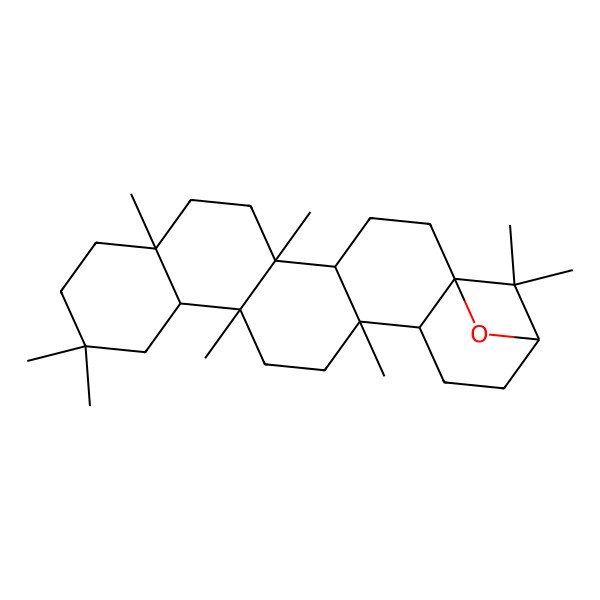2D Structure of 4,4,6b,8a,11,11,12b,14a-Octamethylicosahydro-2h-3,4a-epoxypicene