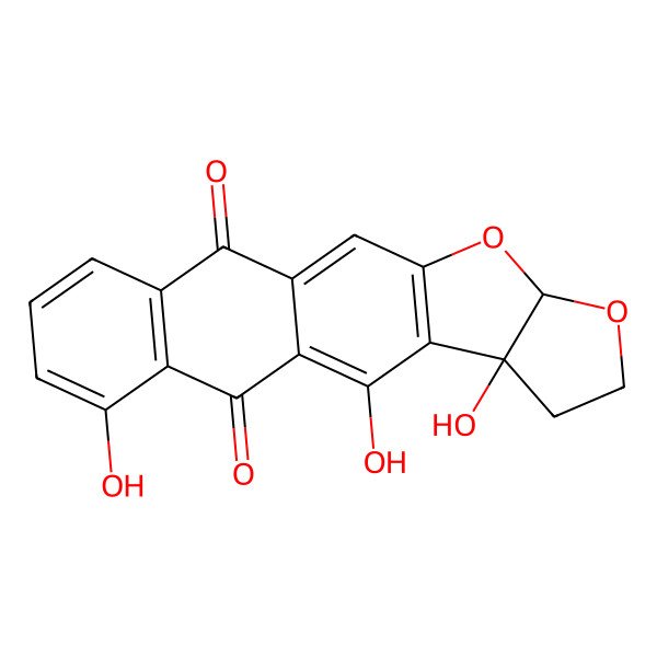 2D Structure of 4',5-Bisdeoxy-dothistromin