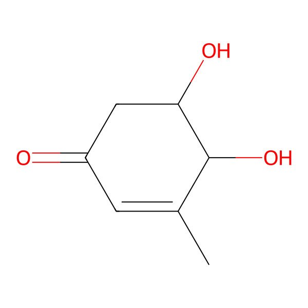 2D Structure of 4,5-Dihydroxy-3-methylcyclohex-2-enone