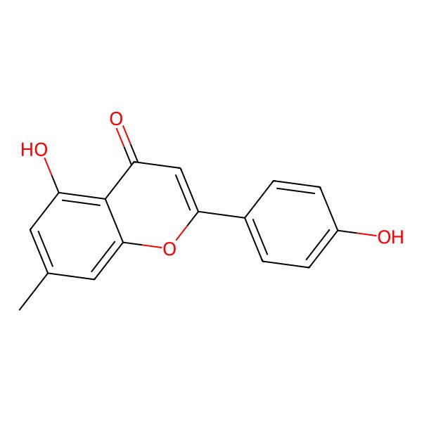 2D Structure of 4',5-Dihydroxy-7-methylflavone