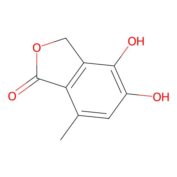 2D Structure of 4,5-Dihydroxy-7-methylphthalide