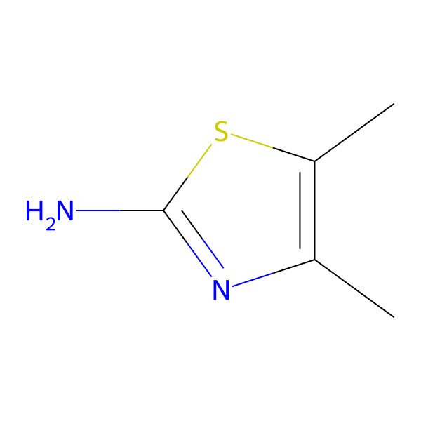 2D Structure of 2-Amino-4,5-dimethyl-1,3-thiazole