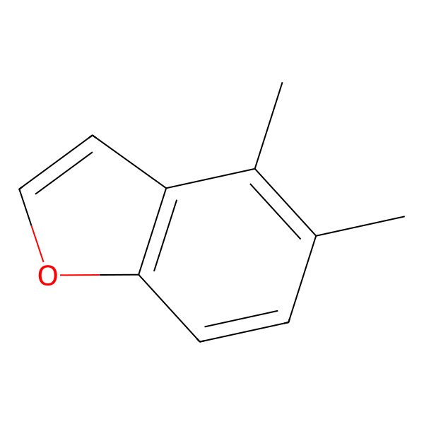 2D Structure of 4,5-Dimethylbenzofuran