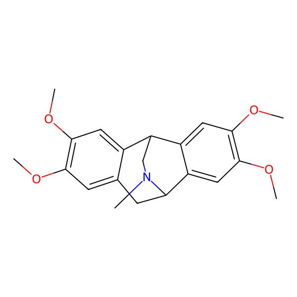2D Structure of 4,5,12,13-Tetramethoxy-17-methyl-17-azatetracyclo[7.6.2.02,7.010,15]heptadeca-2,4,6,10,12,14-hexaene