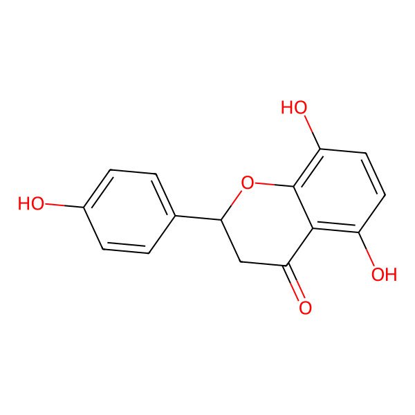 2D Structure of 4',5,8-Trihydroxyflavanone 2D Structure of 4',5,8-Trihydroxyflavanone