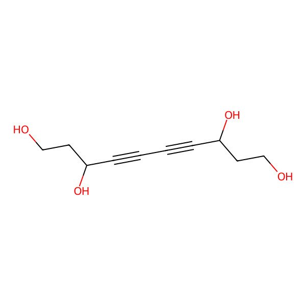 2D Structure of 4,6-Decadiyne-1,3,8,10-tetraol