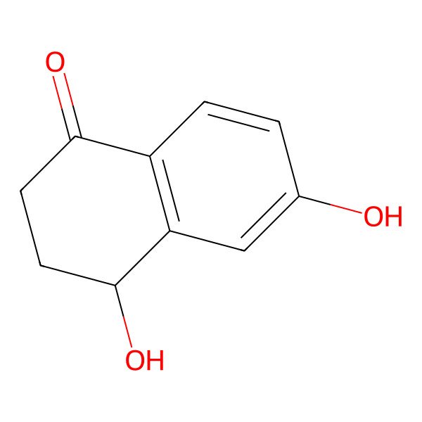 2D Structure of 4,6-Dihydroxy-3,4-dihydronaphthalen-1(2h)-one