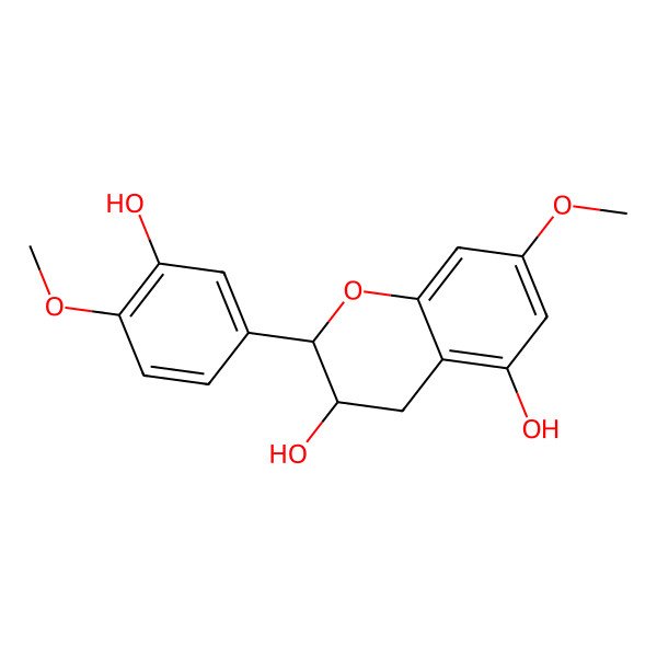 2D Structure of 4',7-Di-O-methylcatechin