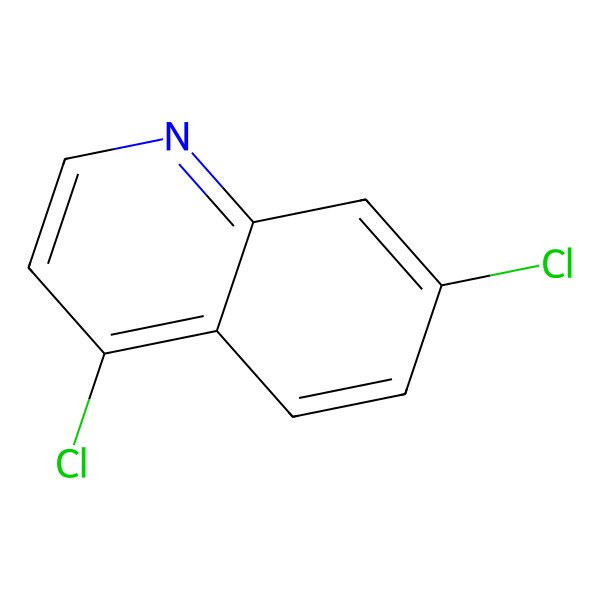 2D Structure of 4,7-Dichloroquinoline