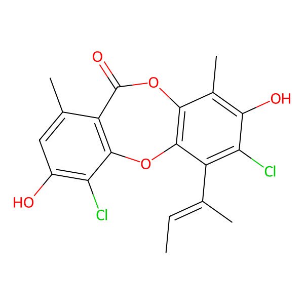 2D Structure of 4,7-Dichlorounguinol