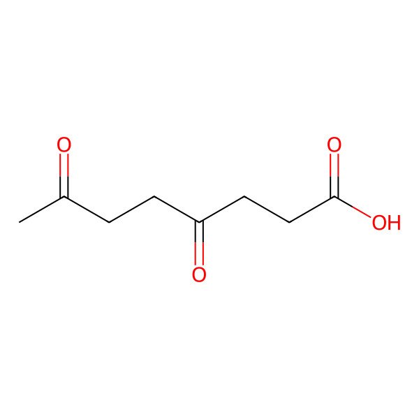 2D Structure of 4,7-Dioxooctanoic acid