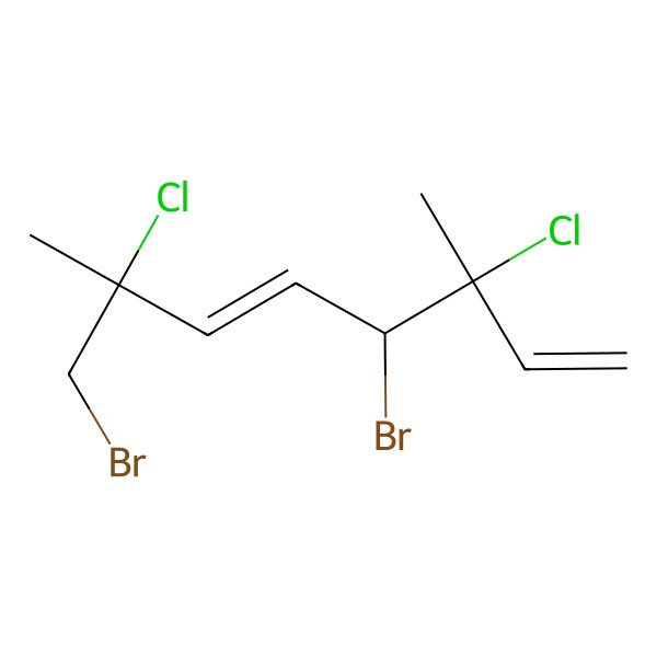 2D Structure of 4,8-Dibromo-3,7-dichloro-3,7-dimethylocta-1,5-diene