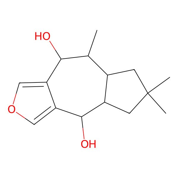 2D Structure of 4,8-Dihydroxyfuran